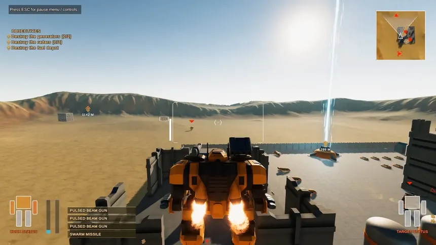 Скриншот 4 к игре Robot Fury: Mech Combat Simulator