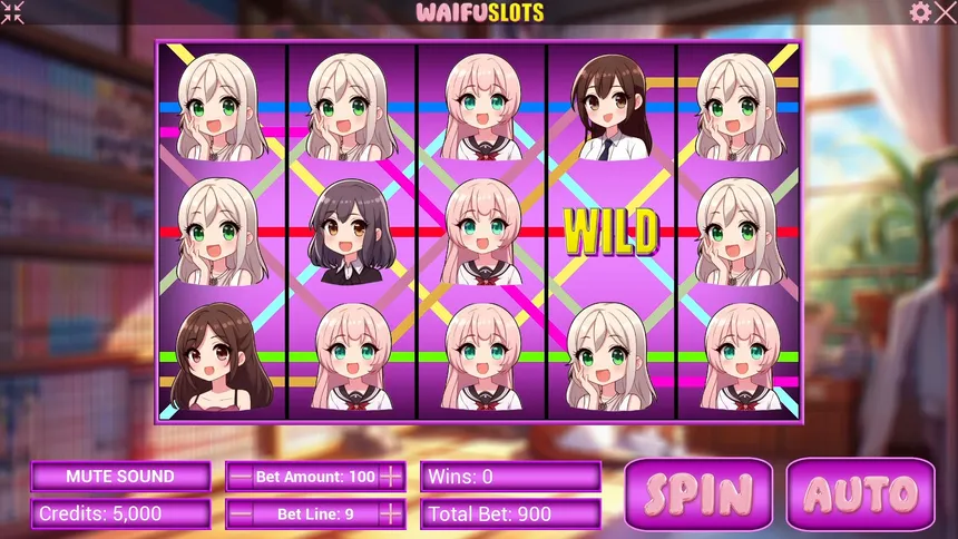Скриншот 3 к игре Waifu Slots