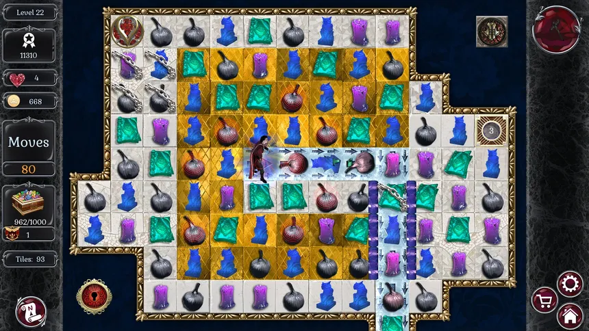 Скриншот 1 к игре Jewel Match Dracula Collector's Edition