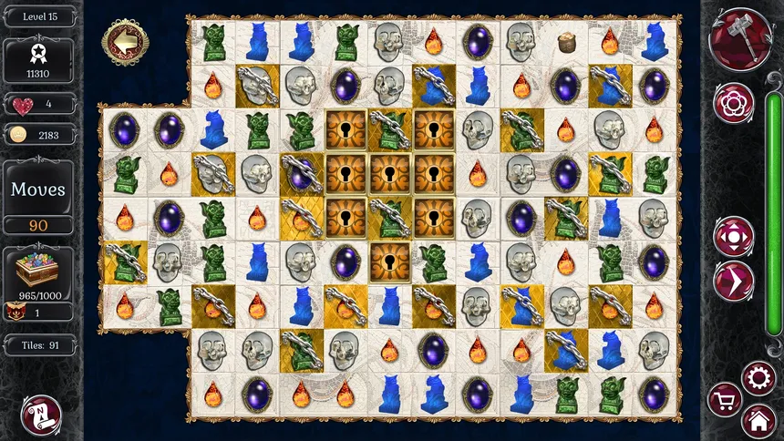 Скриншот 5 к игре Jewel Match Dracula Collector's Edition
