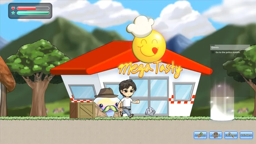 Скриншот 1 к игре Slime in a Trench Coat: A Cooking Mystery