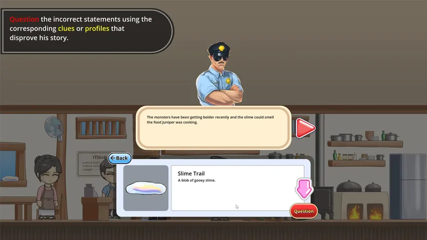 Скриншот 5 к игре Slime in a Trench Coat: A Cooking Mystery