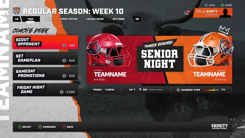Скриншот 6 к игре Varsity High School Football