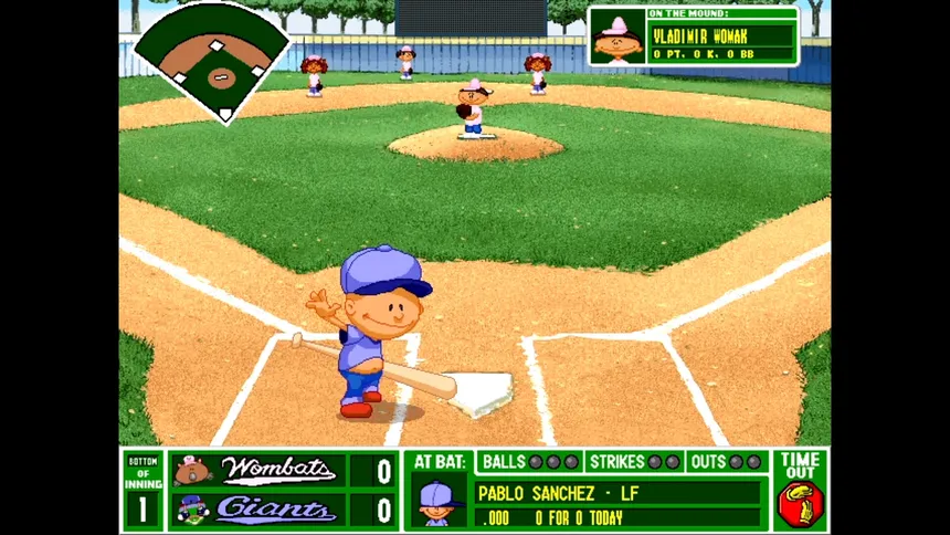 Скриншот 1 к игре Backyard Baseball '97