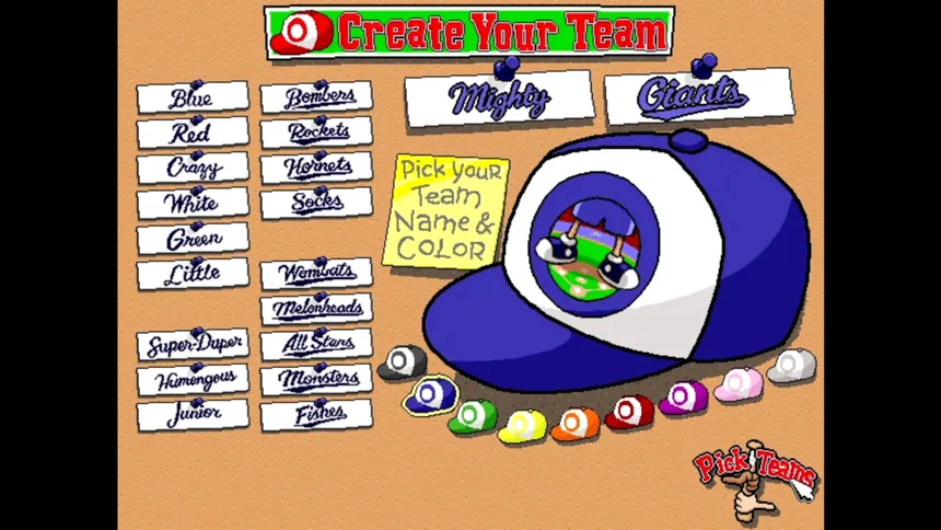 Скриншот 3 к игре Backyard Baseball '97
