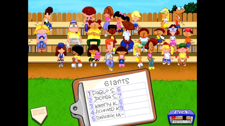 Скриншот 4 к игре Backyard Baseball '97