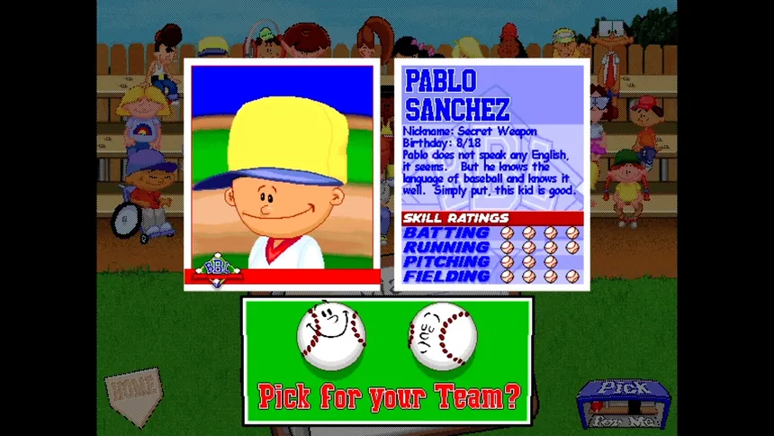 Скриншот 5 к игре Backyard Baseball '97