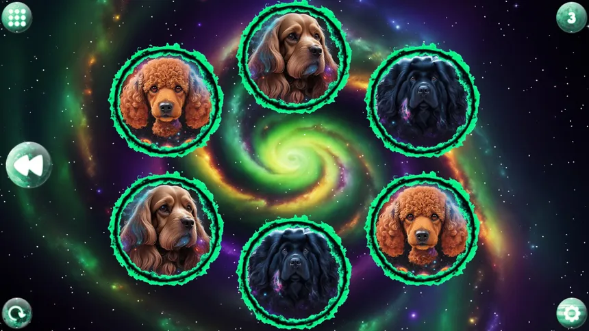 Скриншот 2 к игре Space Memory: Dogs