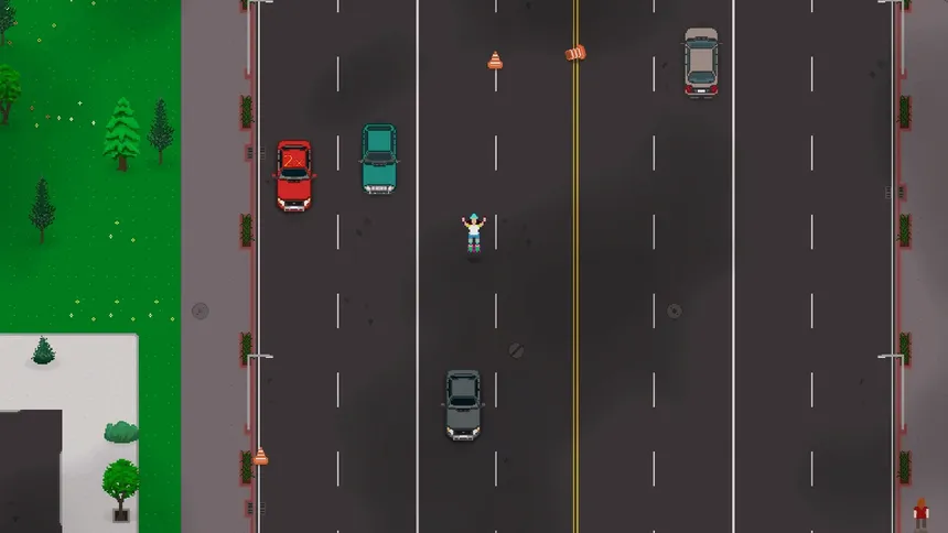 Скриншот 1 к игре Road Rush