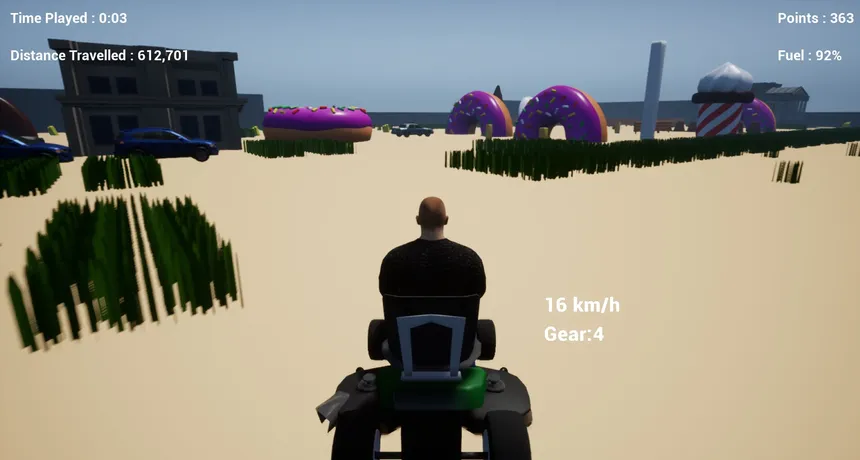 Скриншот 1 к игре Lawnmower Game: 2024