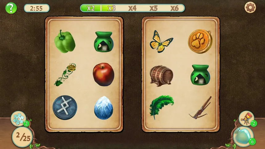 Скриншот 2 к игре Spellchanted 2D Hidden Object Puzzle Adveture Tile-Matching