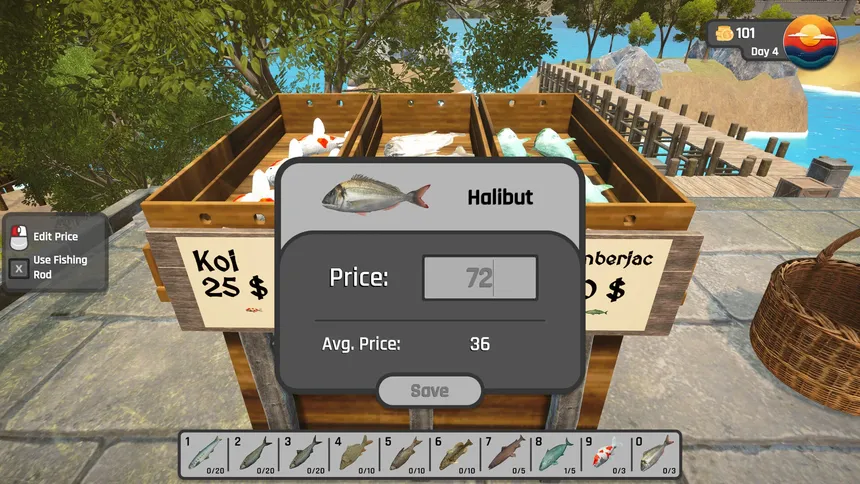 Скриншот 4 к игре Sea Town - Fish Market Simulator