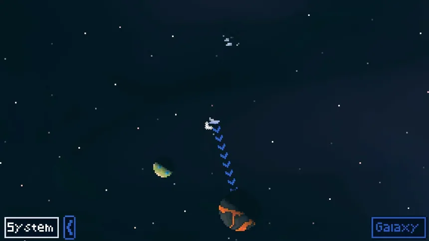 Скриншот 4 к игре Tiny Pixel Planets