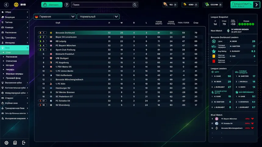 Скриншот 4 к игре Soccer Manager 2027