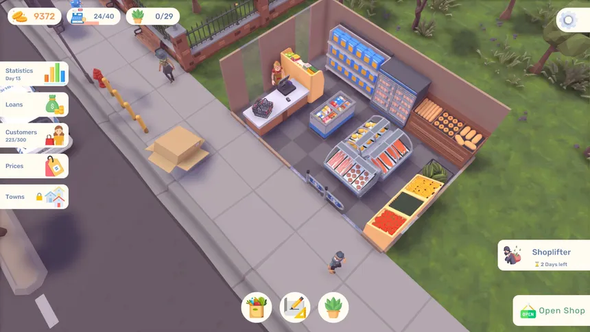 Скриншот 1 к игре Local Supermarket Tycoon