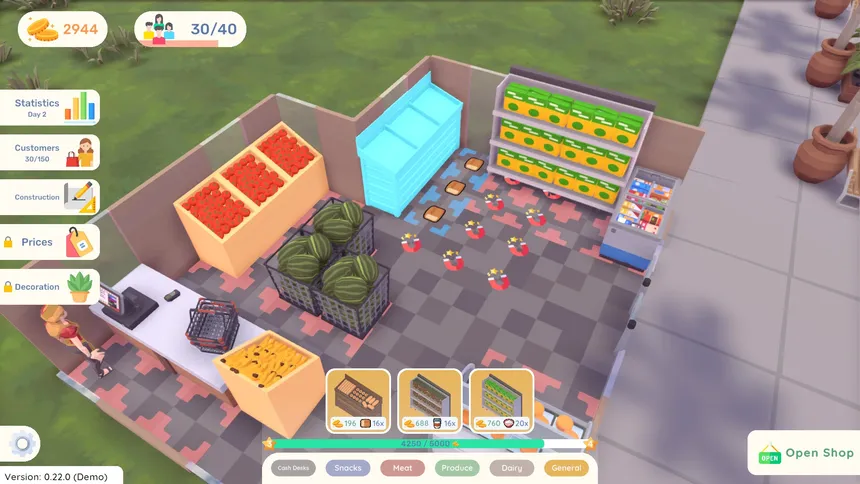 Скриншот 3 к игре Local Supermarket Tycoon