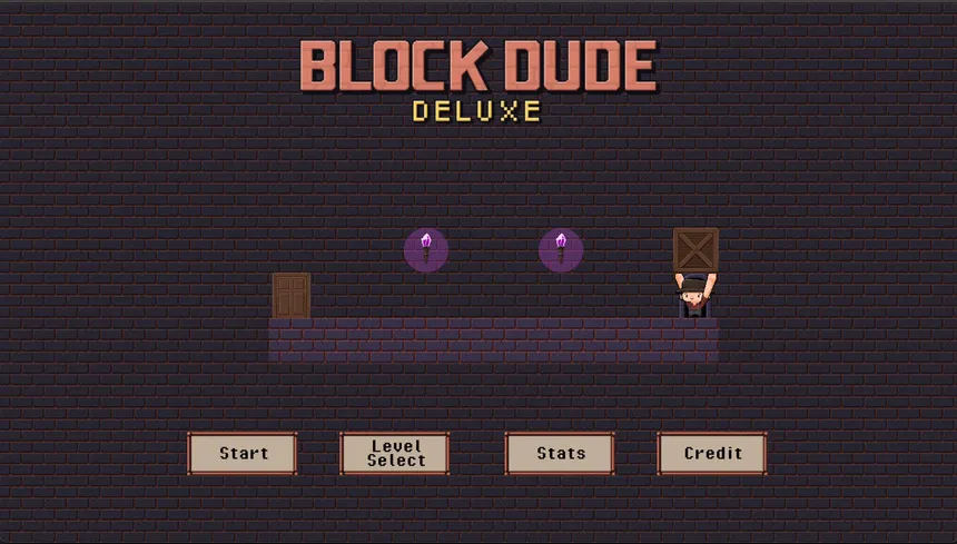 Скриншот 1 к игре Block Dude Deluxe
