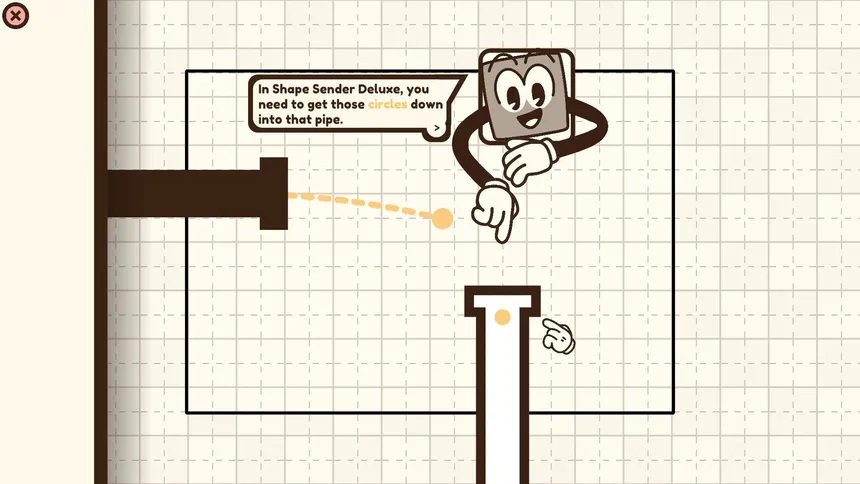 Скриншот 1 к игре Shape Sender Deluxe