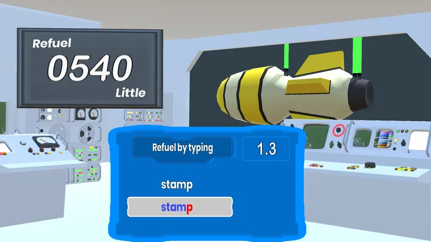 Скриншот 1 к игре TypingRocket