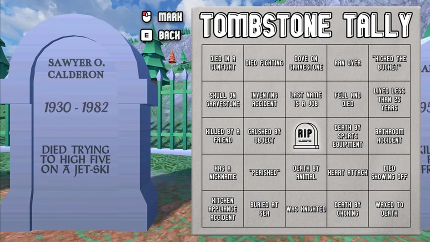 Скриншот 2 к игре Tombstone Tally