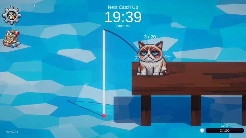 Скриншот 1 к игре Cats Fishing for Cats