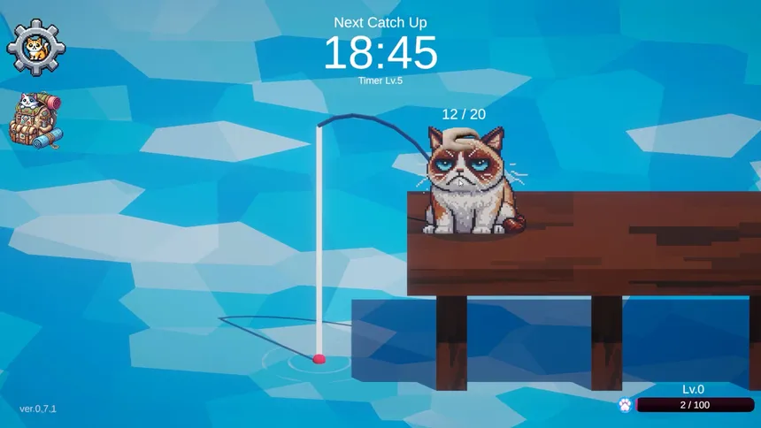 Скриншот 2 к игре Cats Fishing for Cats