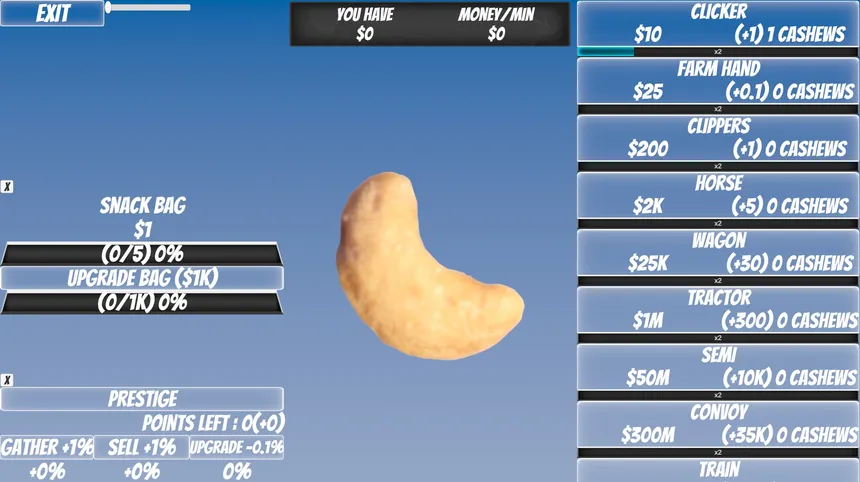Скриншот 4 к игре Cashew Clicker