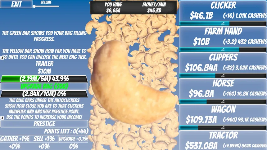 Скриншот 5 к игре Cashew Clicker