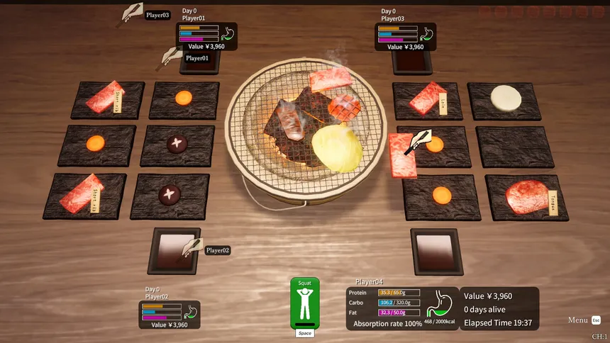 Скриншот 1 к игре Yakiniku Party Survival