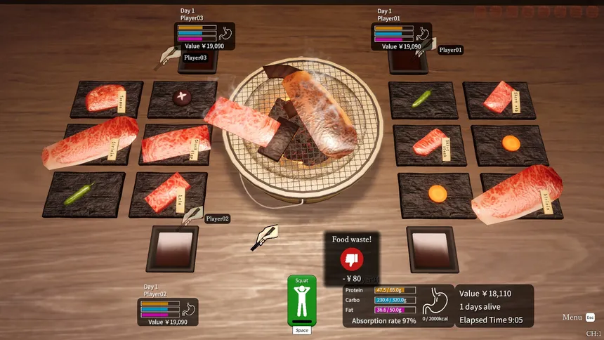 Скриншот 2 к игре Yakiniku Party Survival