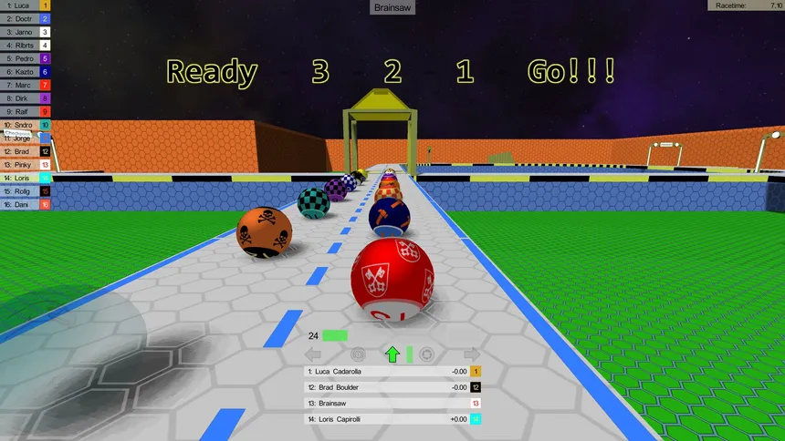 Скриншот 1 к игре MarbleGP