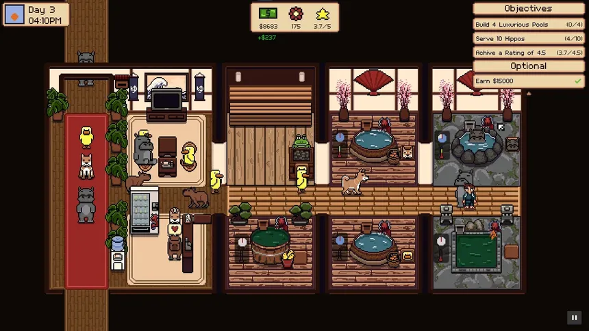 Скриншот 1 к игре Bathhouse Creatures