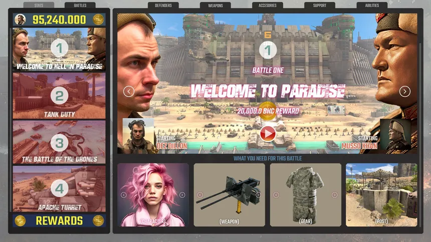 Скриншот 2 к игре BeachHead Rogue