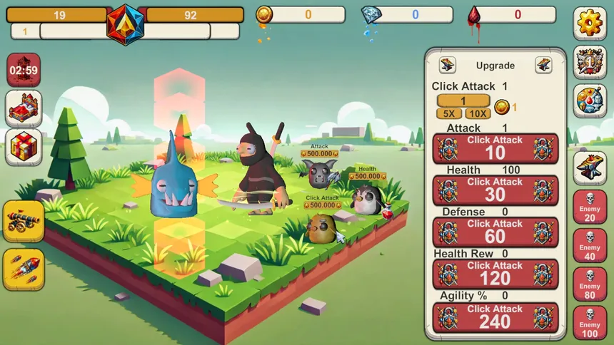 Скриншот 1 к игре Infinite Idle: Online Clicker RPG