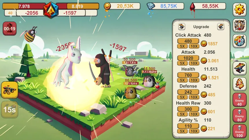 Скриншот 2 к игре Infinite Idle: Online Clicker RPG