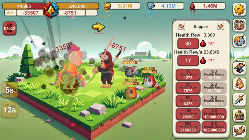 Скриншот 3 к игре Infinite Idle: Online Clicker RPG