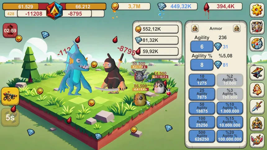 Скриншот 4 к игре Infinite Idle: Online Clicker RPG