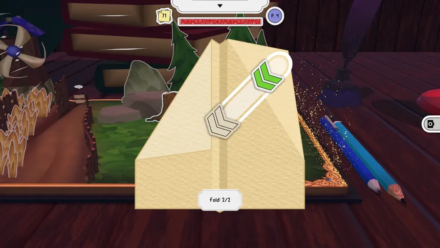 Скриншот 4 к игре Kami Paper Scissors