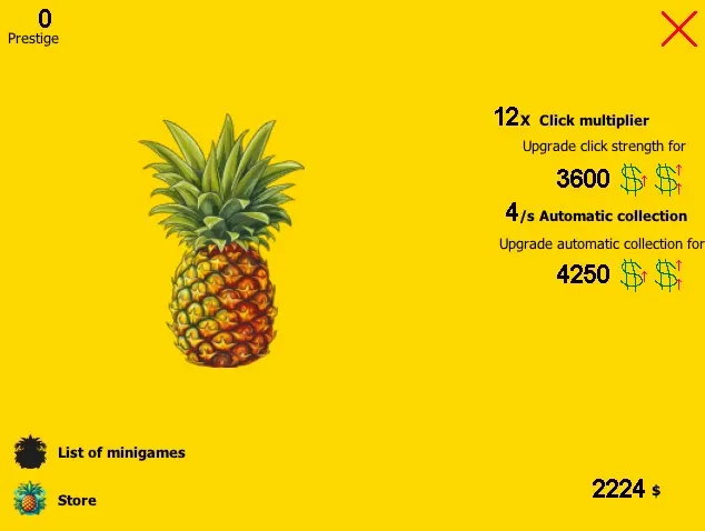 Скриншот 3 к игре Ananas - Pineapple Idle Game