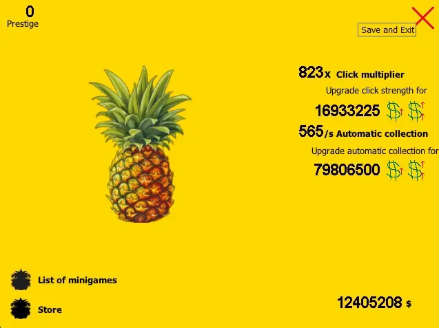 Скриншот 6 к игре Ananas - Pineapple Idle Game