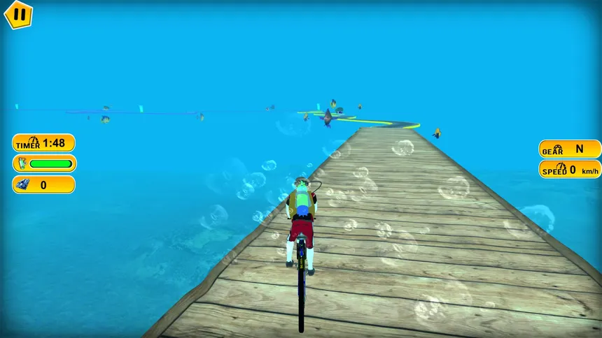 Скриншот 1 к игре Underwater Cycling