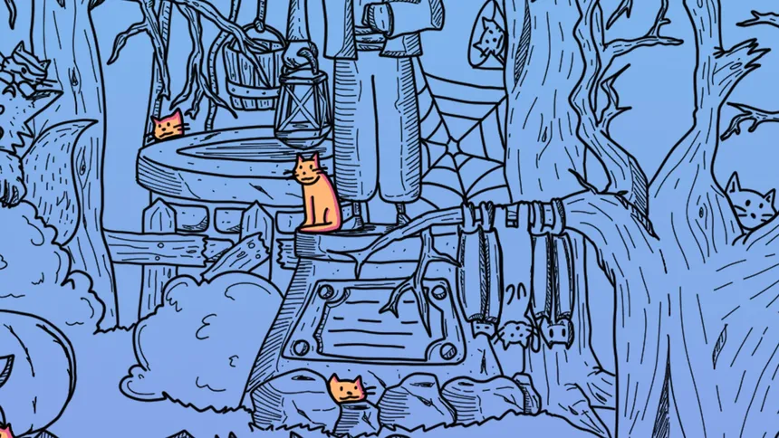 Скриншот 2 к игре Secret Cats - Spooky