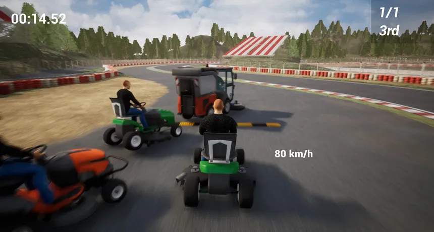 Скриншот 2 к игре Lawnmower Game Racing 2: Drunken