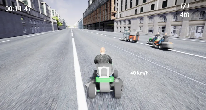 Скриншот 4 к игре Lawnmower Game Racing 2: Drunken