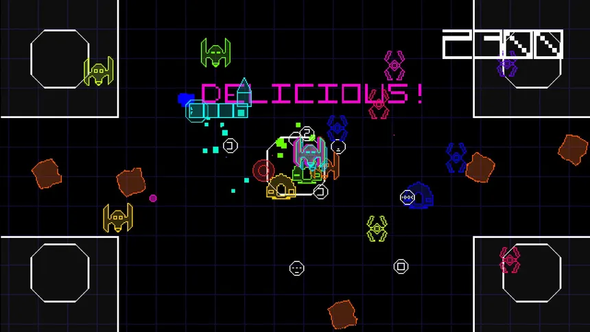 Скриншот 2 к игре Snake-A-Roid