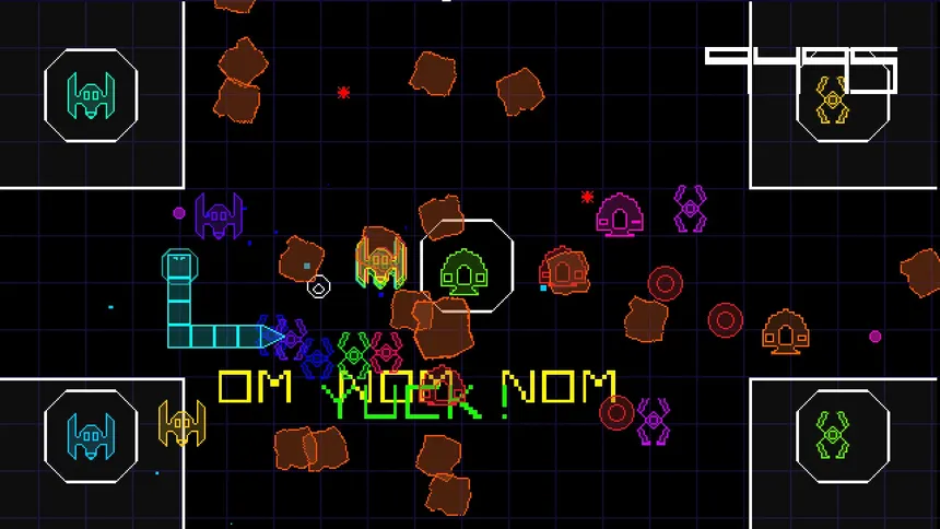 Скриншот 3 к игре Snake-A-Roid