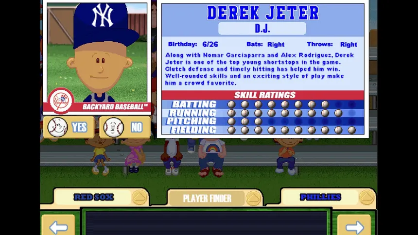 Скриншот 2 к игре Backyard Baseball '01