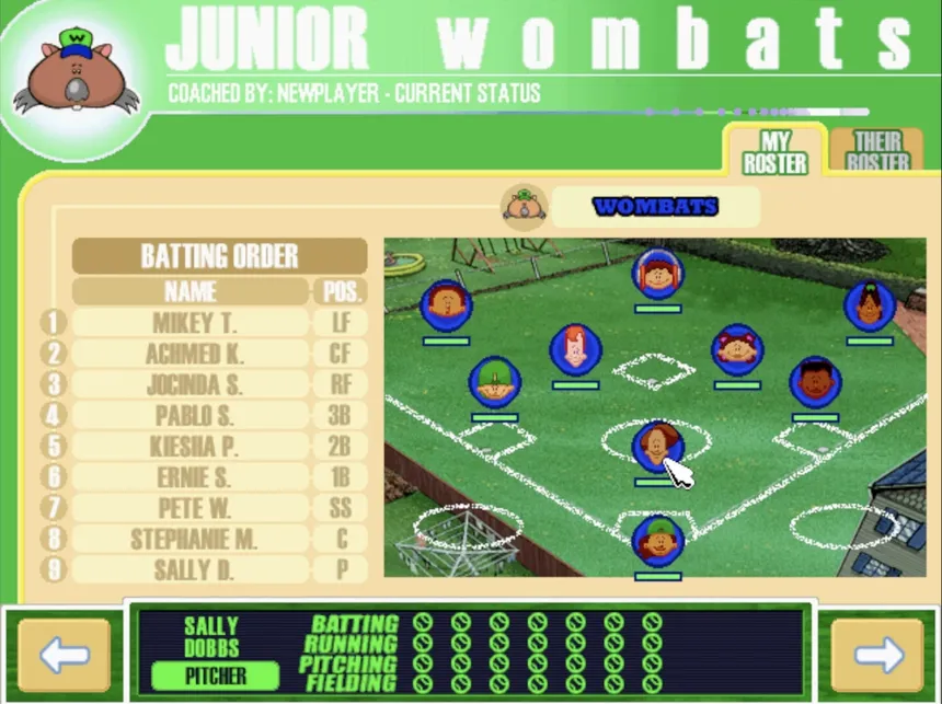 Скриншот 4 к игре Backyard Baseball '01