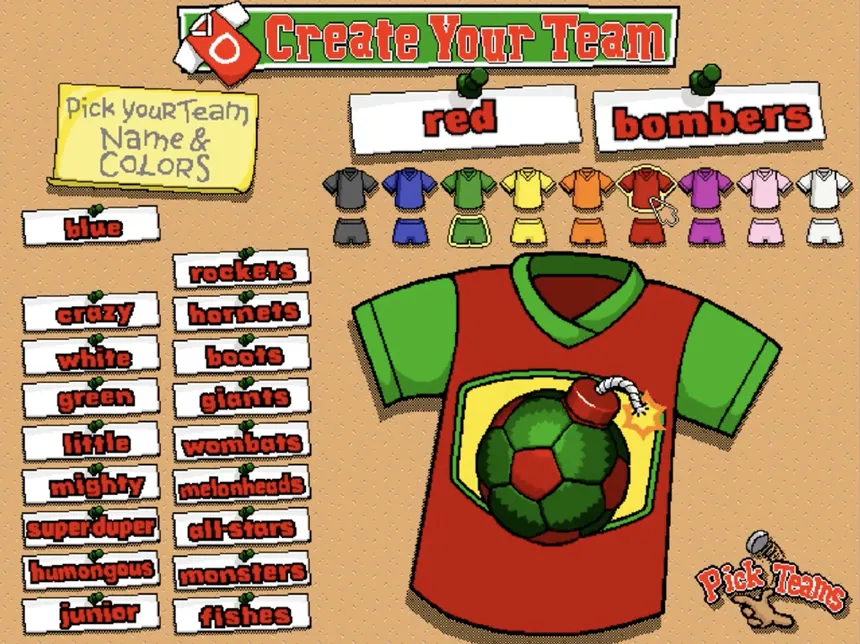 Скриншот 1 к игре Backyard Soccer '98