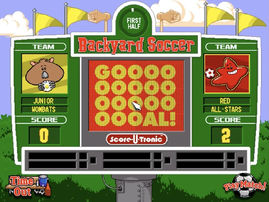 Скриншот 4 к игре Backyard Soccer '98